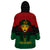 Personalized Pharaoh In Pan-African Colors Wearable Blanket Hoodie Ancient Egypt - Wonder Print Shop