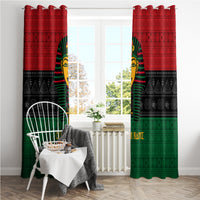 Personalized Pharaoh In Pan-African Colors Window Curtain Ancient Egypt - Wonder Print Shop
