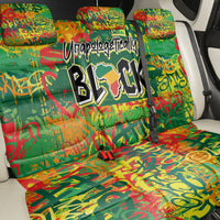 Personalized Colorful African Unapologetically Black Back Car Seat Cover - Wonder Print Shop