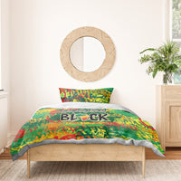 Personalized Colorful African Unapologetically Black Bedding Set - Wonder Print Shop