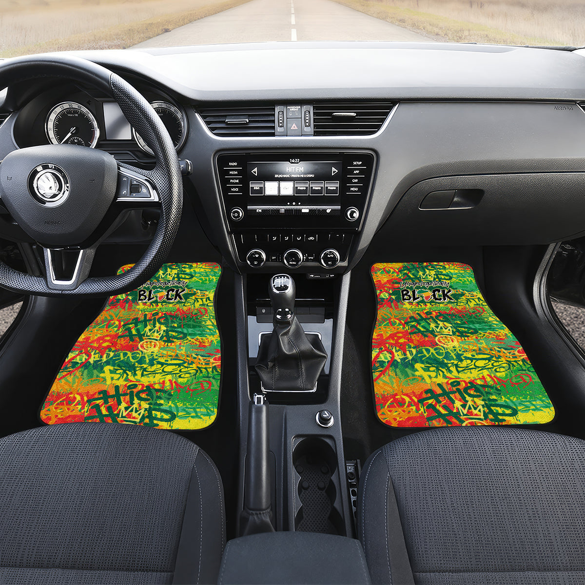 Personalized Colorful African Unapologetically Black Car Mats - Wonder Print Shop