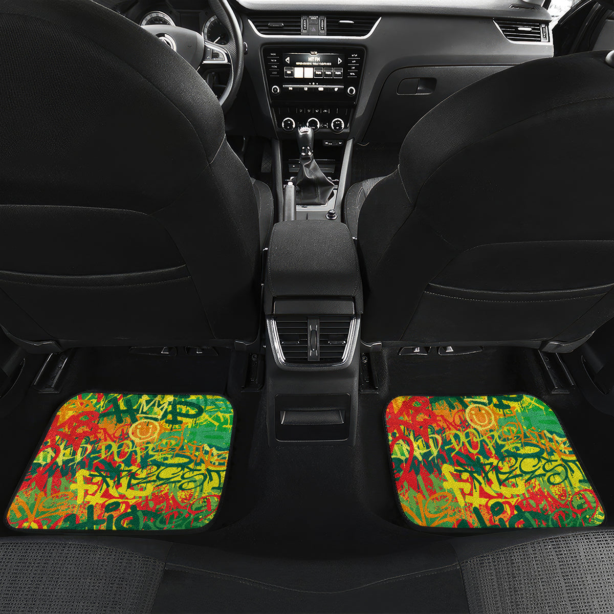Personalized Colorful African Unapologetically Black Car Mats - Wonder Print Shop