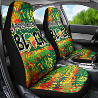 Personalized Colorful African Unapologetically Black Car Seat Cover - Wonder Print Shop