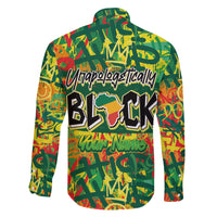 Personalized Colorful African Unapologetically Black Family Matching Long Sleeve Bodycon Dress and Hawaiian Shirt - Wonder Print Shop