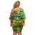 Personalized Colorful African Unapologetically Black Family Matching Off Shoulder Short Dress and Hawaiian Shirt - Wonder Print Shop