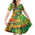Personalized Colorful African Unapologetically Black Family Matching Short Sleeve Bodycon Dress and Hawaiian Shirt - Wonder Print Shop