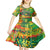 Personalized Colorful African Unapologetically Black Kid Short Sleeve Dress - Wonder Print Shop
