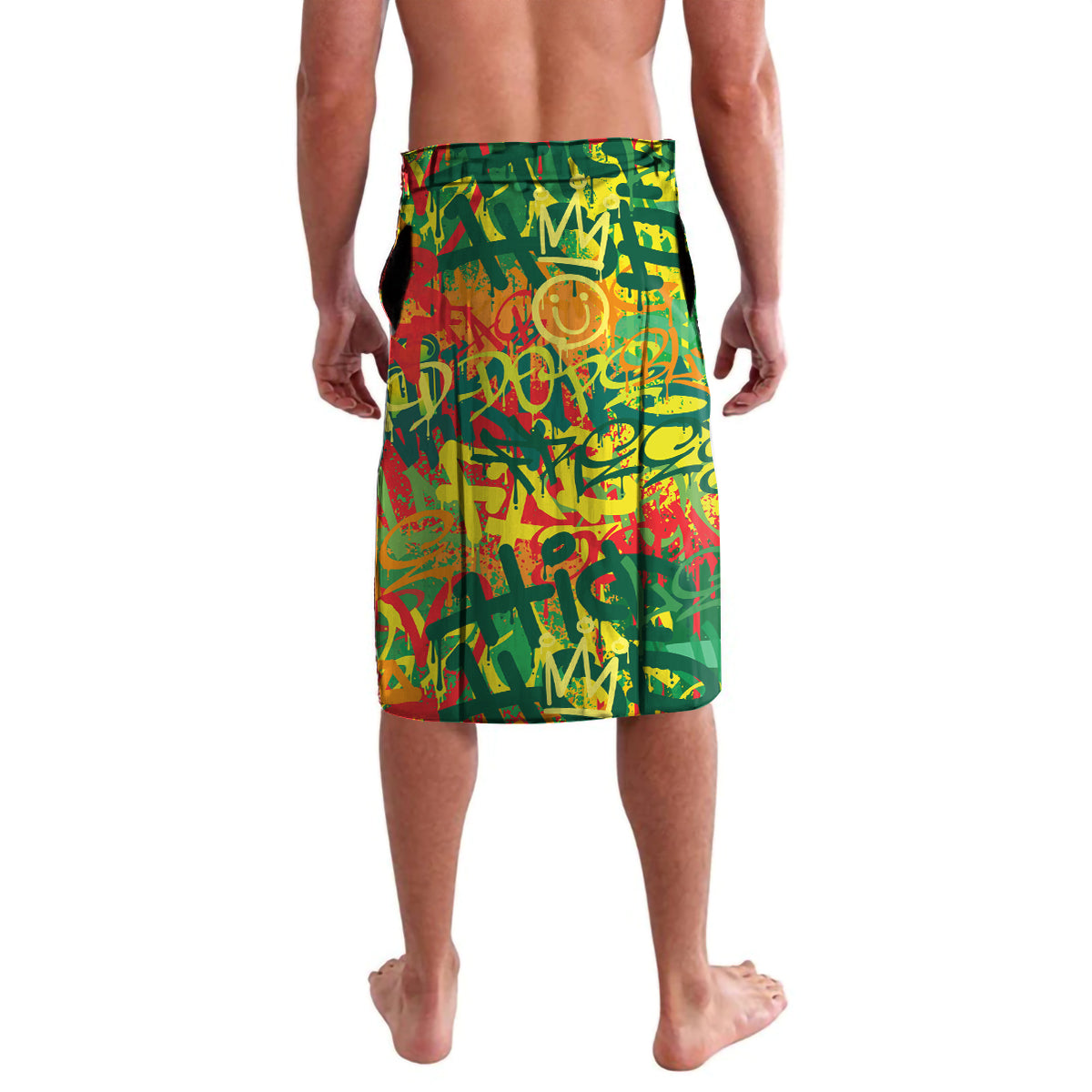 Personalized Colorful African Unapologetically Black Lavalava - Wonder Print Shop