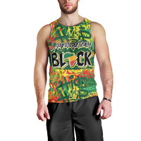 Personalized Colorful African Unapologetically Black Men Tank Top - Wonder Print Shop