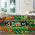Personalized Colorful African Unapologetically Black Round Carpet