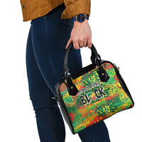 Personalized Colorful African Unapologetically Black Shoulder Handbag