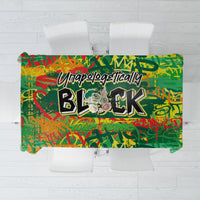 Personalized Colorful African Unapologetically Black Tablecloth - Wonder Print Shop
