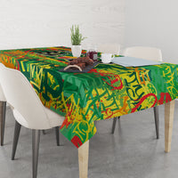 Personalized Colorful African Unapologetically Black Tablecloth - Wonder Print Shop