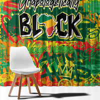 Personalized Colorful African Unapologetically Black Window Curtain - Wonder Print Shop