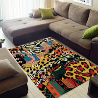 Africa Animal Pattern Area Rug - Wonder Print Shop