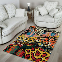 Africa Animal Pattern Area Rug - Wonder Print Shop