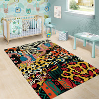 Africa Animal Pattern Area Rug - Wonder Print Shop