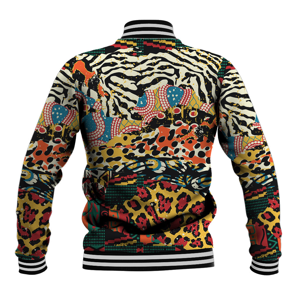 Africa Animal Pattern Baseball Jacket - Wonder Print Shop