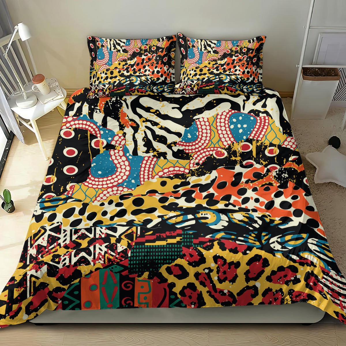 Africa Animal Pattern Bedding Set - Wonder Print Shop