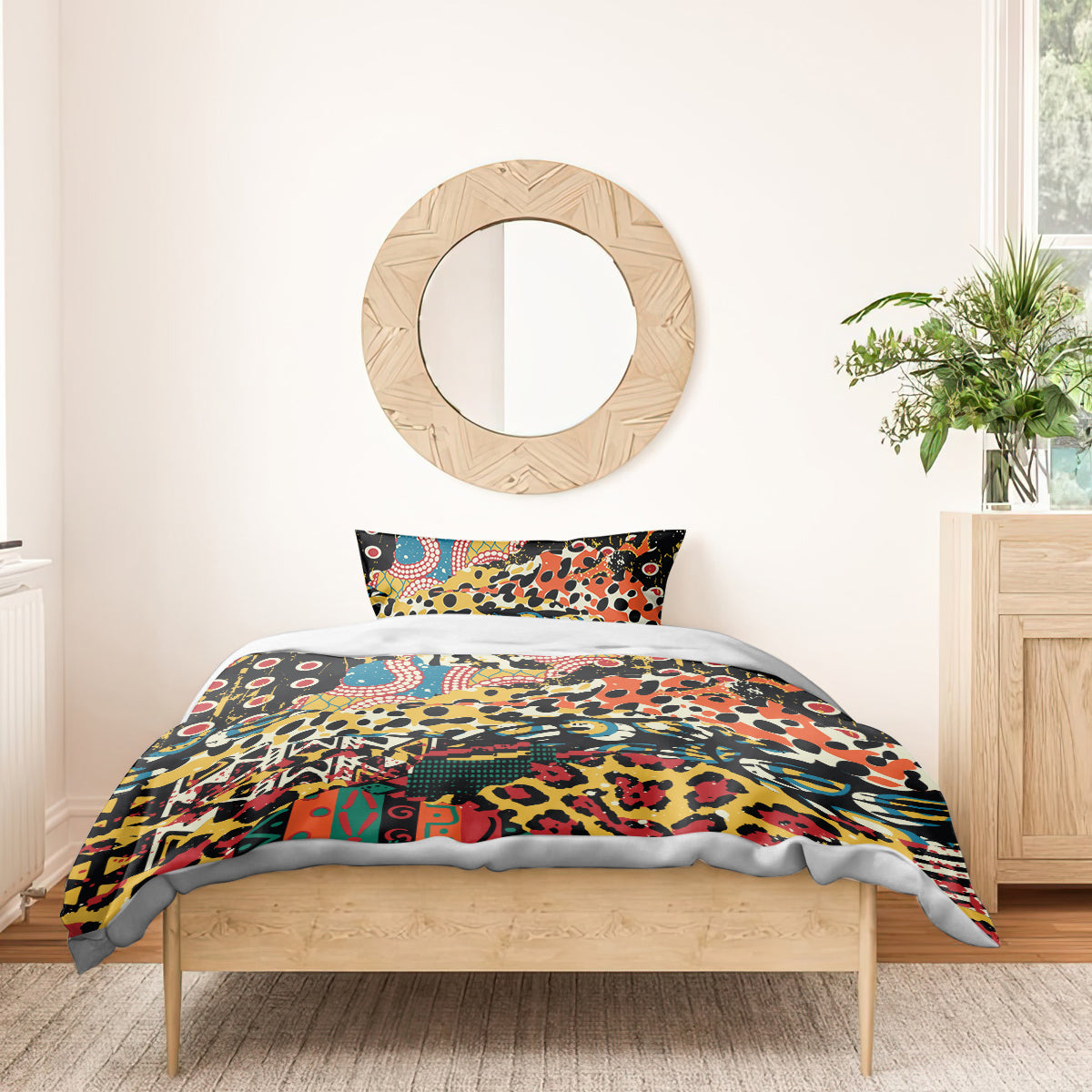 Africa Animal Pattern Bedding Set - Wonder Print Shop