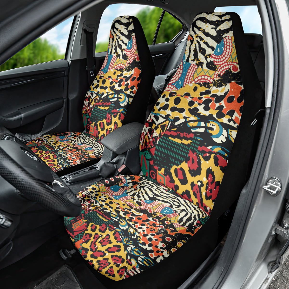 Africa Animal Pattern Car Seat Cover - Wonder Print Shop