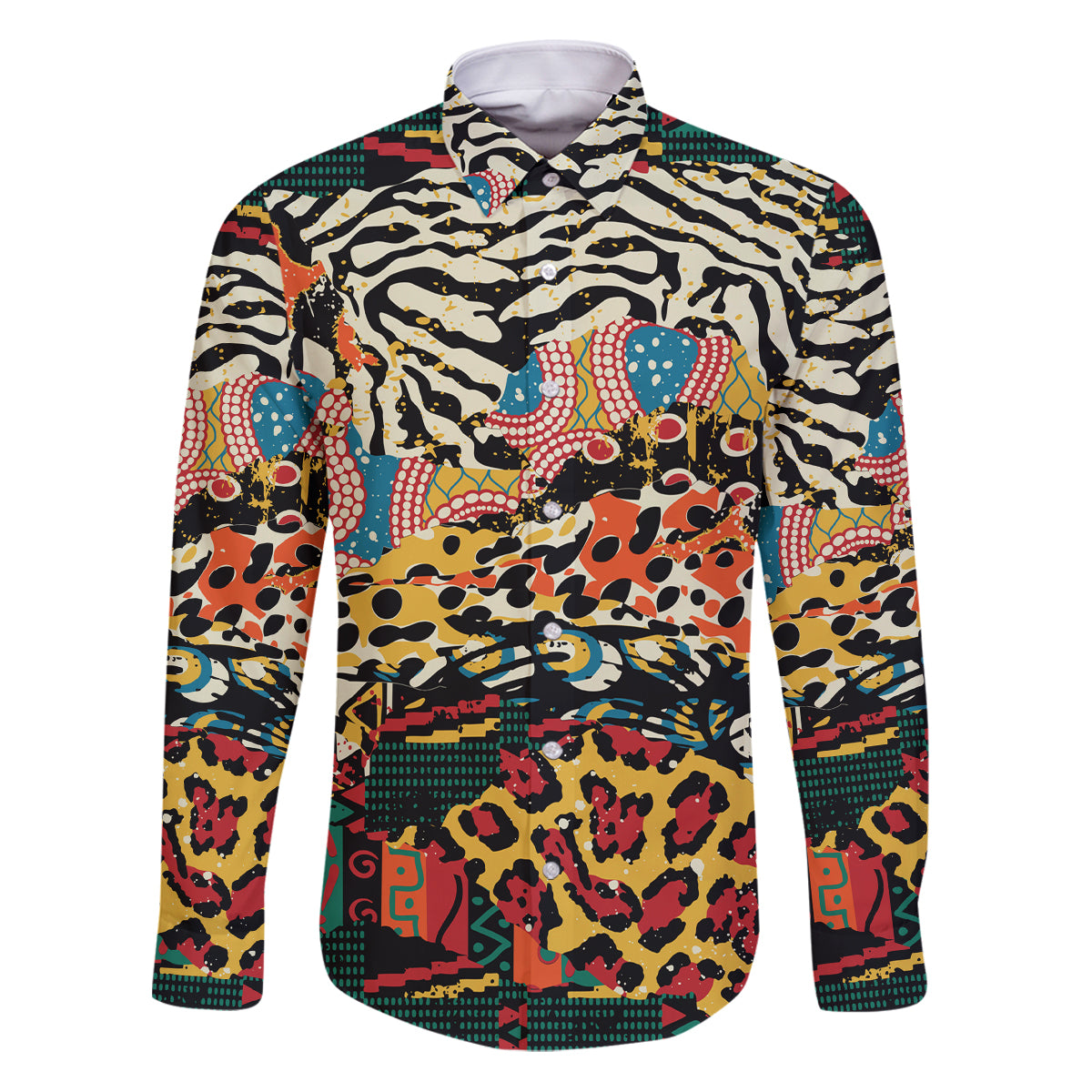 Africa Animal Pattern Family Matching Puletasi and Hawaiian Shirt - Wonder Print Shop