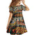 Africa Animal Pattern Family Matching Summer Maxi Dress and Hawaiian Shirt - Wonder Print Shop