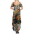 Africa Animal Pattern Family Matching Summer Maxi Dress and Hawaiian Shirt - Wonder Print Shop