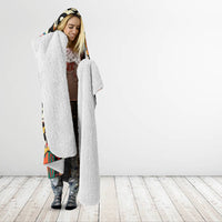 Africa Animal Pattern Hooded Blanket