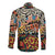 Africa Animal Pattern Long Sleeve Button Shirt - Wonder Print Shop
