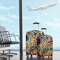 Africa Animal Pattern Luggage Cover - Wonder Print Shop