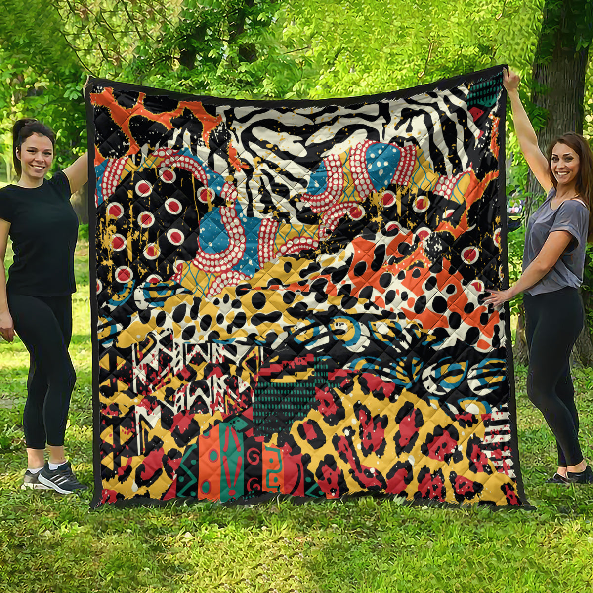 Africa Animal Pattern Quilt - Wonder Print Shop