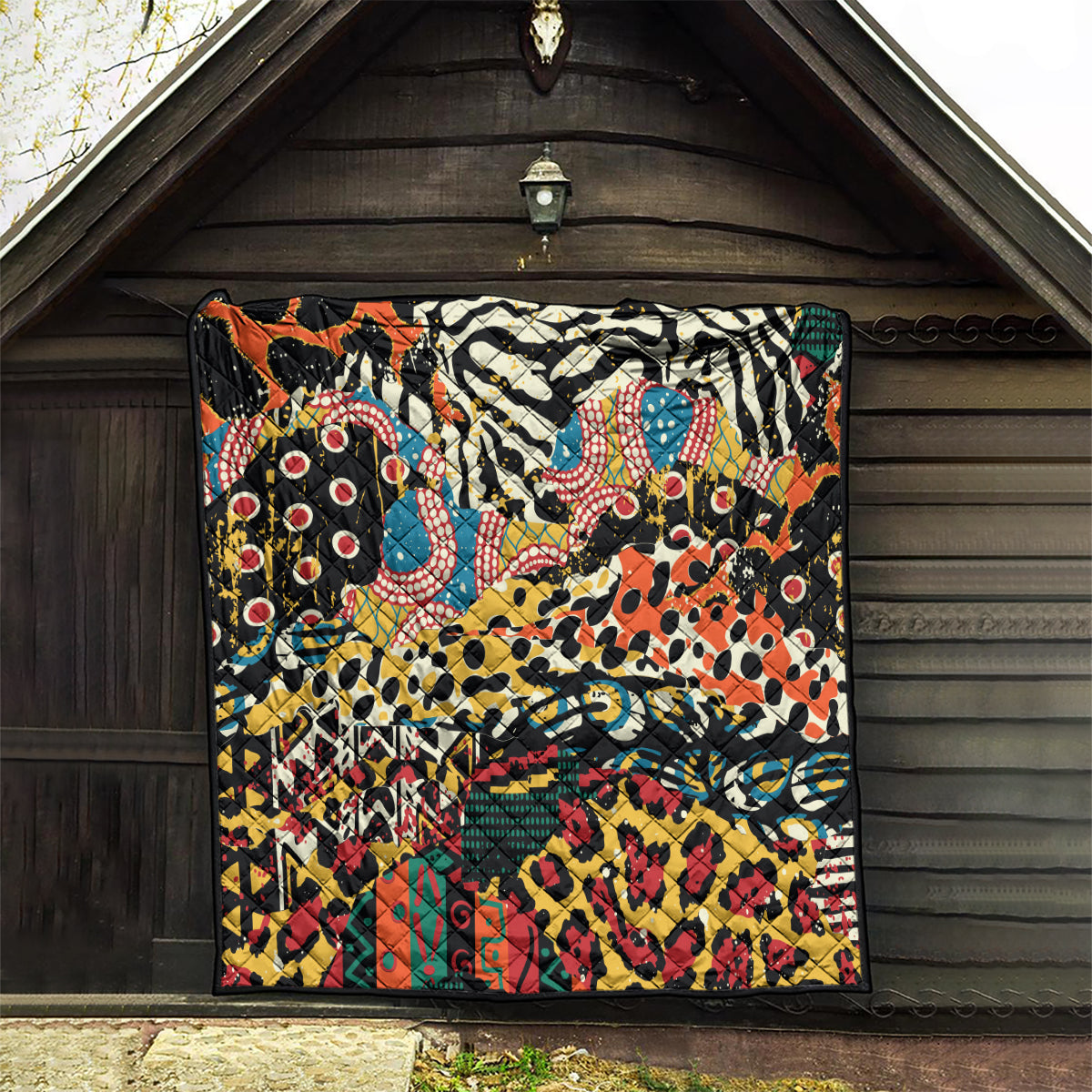 Africa Animal Pattern Quilt - Wonder Print Shop