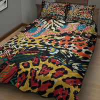 Africa Animal Pattern Quilt Bed Set - Wonder Print Shop