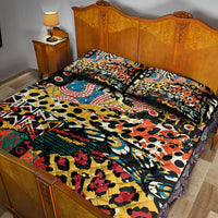 Africa Animal Pattern Quilt Bed Set - Wonder Print Shop