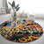 Africa Animal Pattern Round Carpet