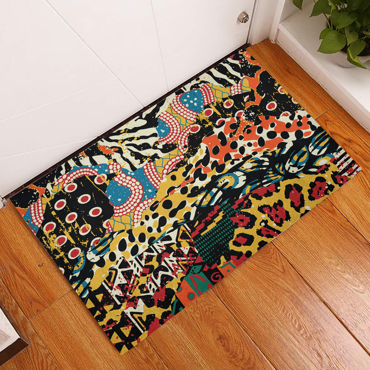 Africa Animal Pattern Rubber Doormat - Wonder Print Shop