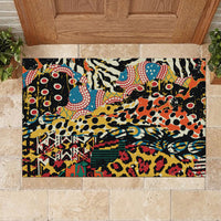 Africa Animal Pattern Rubber Doormat - Wonder Print Shop