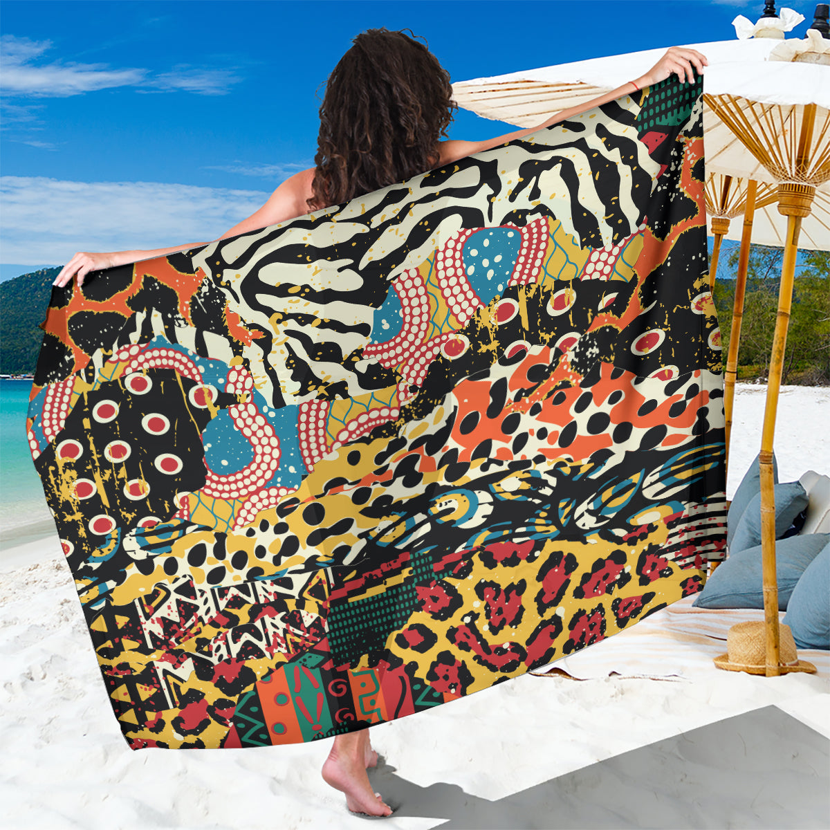 Africa Animal Pattern Sarong