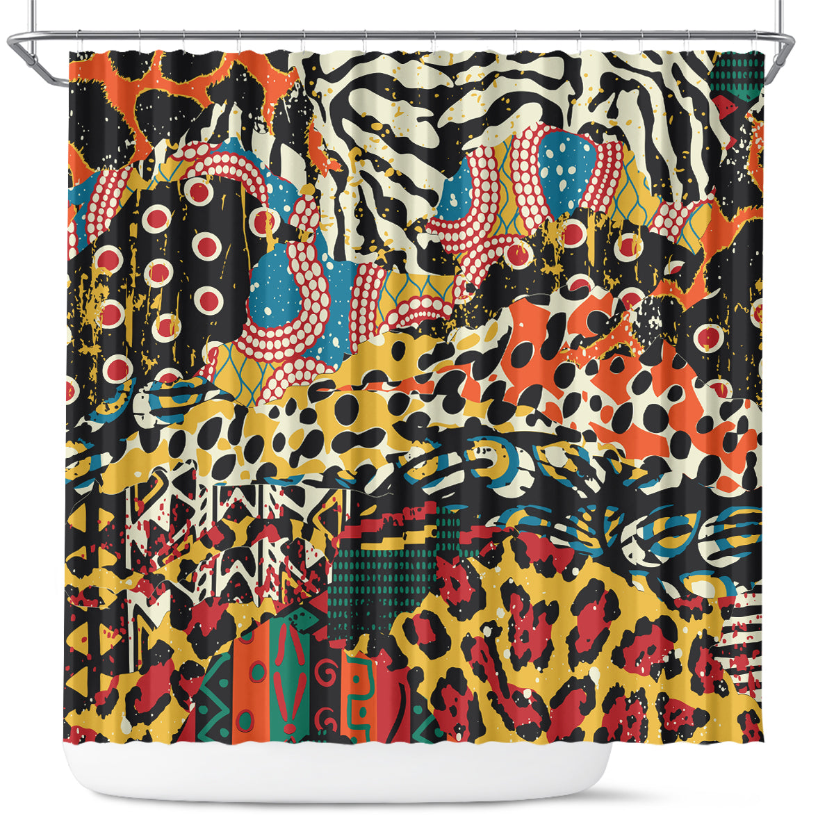 Africa Animal Pattern Shower Curtain