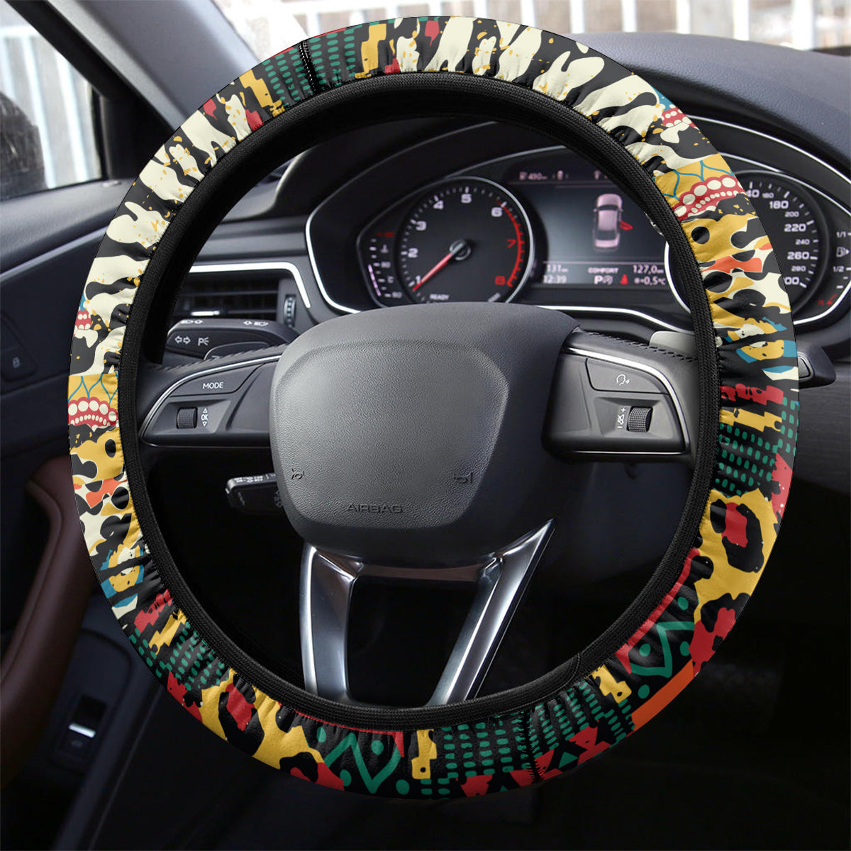 Africa Animal Pattern Steering Wheel Cover - Wonder Print Shop