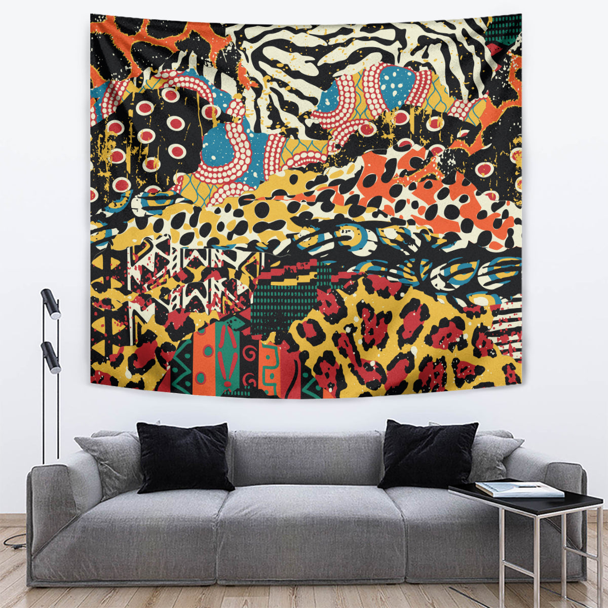 Africa Animal Pattern Tapestry - Wonder Print Shop