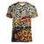 Africa Animal Pattern Women V Neck T Shirt - Wonder Print Shop