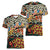 Africa Animal Pattern Women V Neck T Shirt - Wonder Print Shop