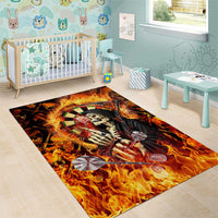 Skull Darts Area Rug Death In Fire