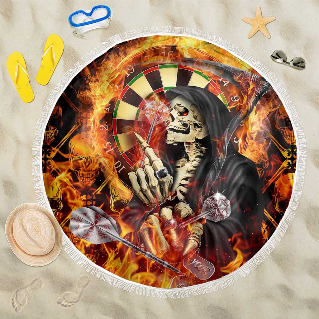 Skull Darts Beach Blanket Death In Fire