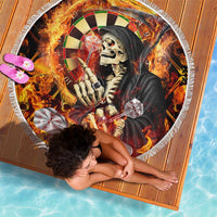 Skull Darts Beach Blanket Death In Fire