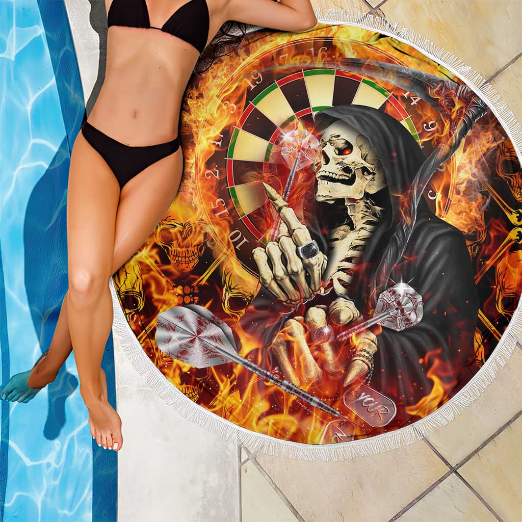 Skull Darts Beach Blanket Death In Fire