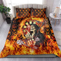 Skull Darts Bedding Set Death In Fire