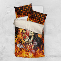 Skull Darts Bedding Set Death In Fire